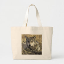 Herrlicher grauer Wolf Taschen