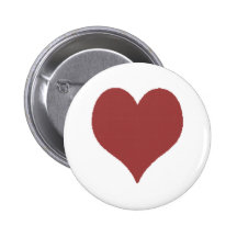 Herz-Abzeichen Button