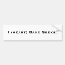 (Herz) Aussenseiterstoßaufkleber Band-I Autosticker