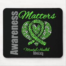 Herz-Band-Gesundheits-Bewusstseins-Angelegenheiten Mousepads