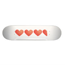 Herz-Behälter - Skateboard Personalisierte Decks