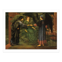 Herz der Rose - Edward Burne-Jones Postkarten