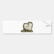 Herz des Steins Autosticker