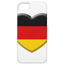 Herz deutsche Fahne mag ich Deutschland iPhone 5 Hüllen