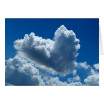Herz-Förmige Wolke Karten