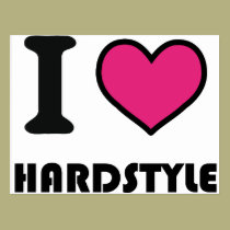Herz I hardstyle postkarten