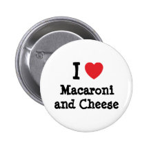 Herz I (Liebe) Makkaroni und Käse Button