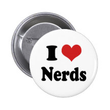 Herz I Nerds Button