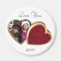 Herz-Kasten-Foto-Magnet Magnets