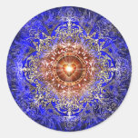 Herz-Konstellation Runde Aufkleber