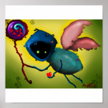 Herz-Monster Poster