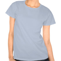 Herz-Nick des Blau-I t-shirts