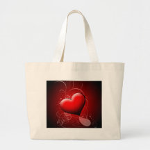 Herz-Schatten abstrakt Taschen