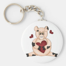 Herz-Schwein Schlüsselband
