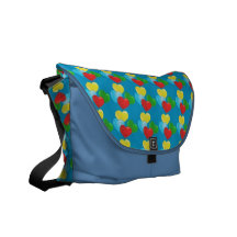 Herz steigt Designer-Rickshaw-Bote-Tasche im Ballo Kuriertasche