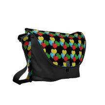 Herz steigt Designer-Rickshaw-Bote-Tasche im Ballo Kurier Tasche