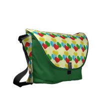 Herz steigt Designer-Rickshaw-Bote-Tasche im Ballo Kuriertaschen