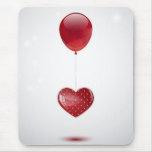 Herz und Ballon Mauspads