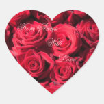 Herzaufkleber mit Liebe