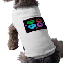 Herzen Collage-VI Hunde T Shirts