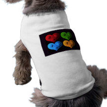 Herzen Collage-VII Hunde Shirt