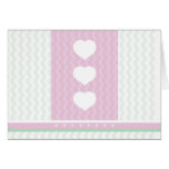Herzen und Blumen Notecard - Vielzweck Karte