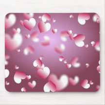 Herzhintergrund Mousepad