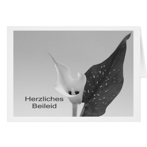 Herzliches Beileid Karten | Zazzle