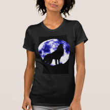 Heulenwolf am Mond Tshirt