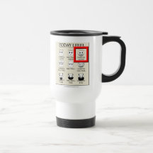 Heute glaube ich chaotisches gutes kaffee haferl
