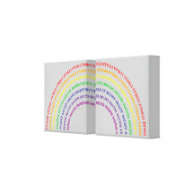 Hexadezimaler Regenbogen Leinwanddrucke