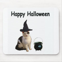 Hexe-Katze Mousepad