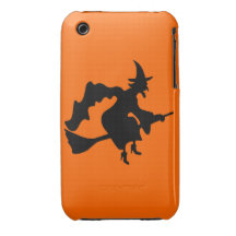 Hexe-orange Hintergrund iPhone 3G/3GS Kasten iPhone 3 Case-Mate Hülle