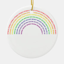 Hexe-Regenbogen-Verzierung Ornamente