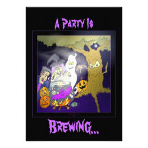 Hexen brauen, ein Party braut… Einladungen