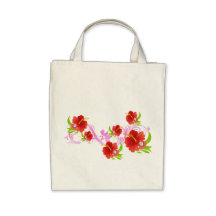 Hibiskusbrisen-Lebensmittelgeschäft-Tasche