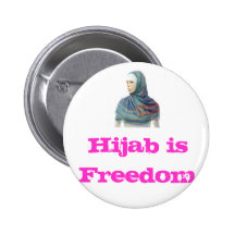 Hijab ist Freiheit Button
