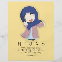 Hijab ist Freiheit Flyerdesign