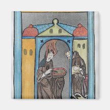 Hildegard von Bingen Kühlschrankmagnete
