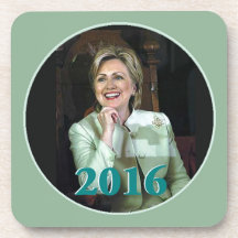 Hillary 2016 getränk untersetzer