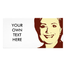 HILLARY CLINTON-GESPRÄCHS-BLASE PHOTOKARTENVORLAGEN