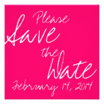 Himbeere Save the Date Individuelle Einladung