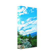 Himmel-blauer Himmel Gespannter Galerie Druck