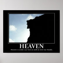 Himmel inspirieren Motivationsplakat