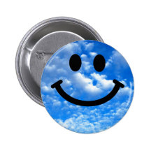 Himmel-smiley Anstecknadel