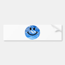 Himmel-smiley Autoaufkleber