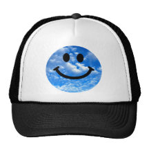 Himmel-smiley Retromütze