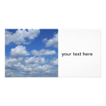 Himmel-und Wolken-Foto-Karte Fotogrußkarten