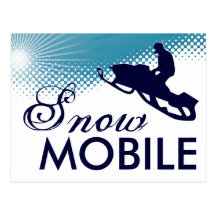 himmelhoher Snowmobile Postkarten