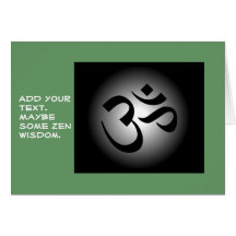 Hindu OM - Meditations-Symbol Karten